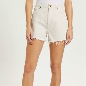 ROLLA'S Off-White Jean Shorts